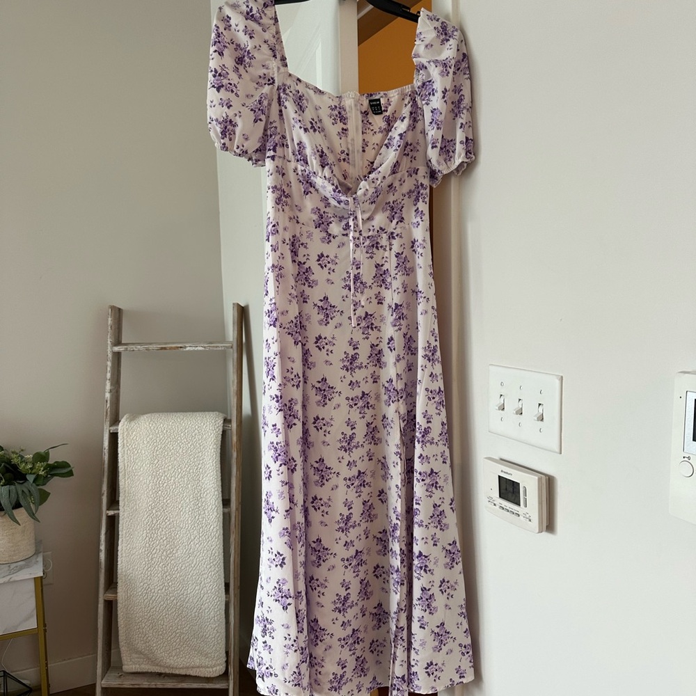 Floral Purple Dress
